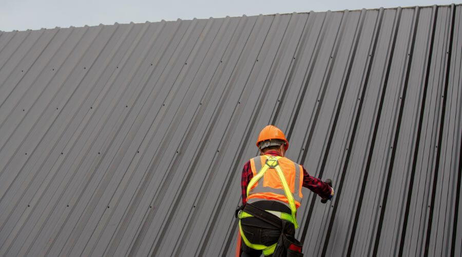 Professional metal roof installation services in Crosby, PA